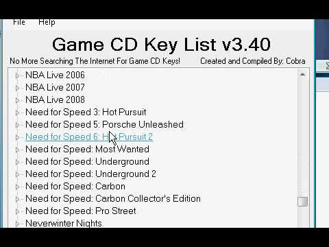 Nfs carbon key code free download software